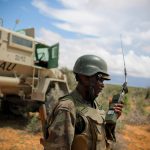 an Amisom soldier