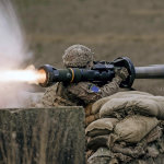 An NLAW missile being fired. Doctrine