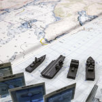 a planning map with boats on it