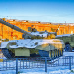 T 60 Tank in the snow